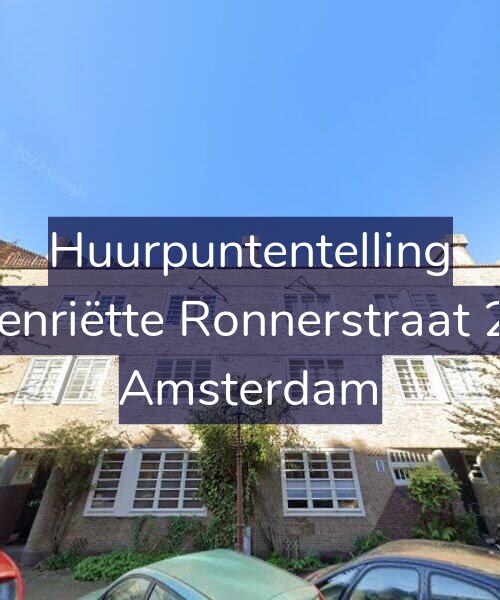 Foto gevel Huurpuntentelling voor Henriëtte Ronnerstraat 24, Amsterdam