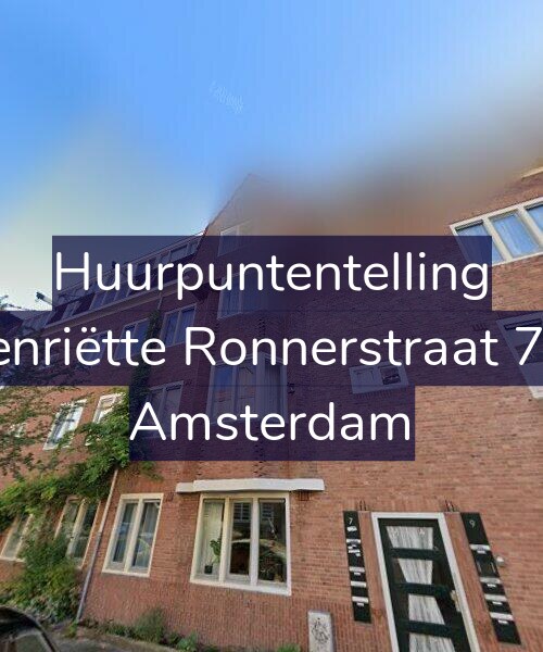 Foto gevel Huurpuntentelling voor Henriëtte Ronnerstraat 7-4, Amsterdam
