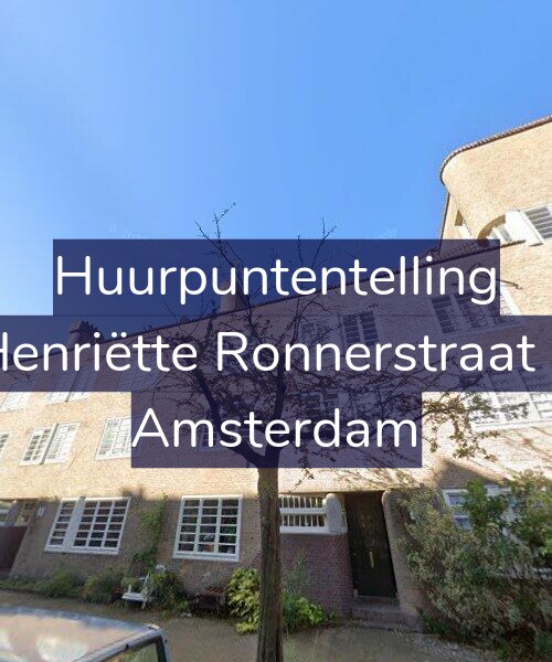 Foto gevel Huurpuntentelling voor Henriëtte Ronnerstraat 8, Amsterdam