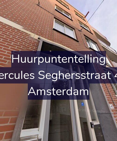Foto gevel Huurpuntentelling voor Hercules Seghersstraat 41, Amsterdam