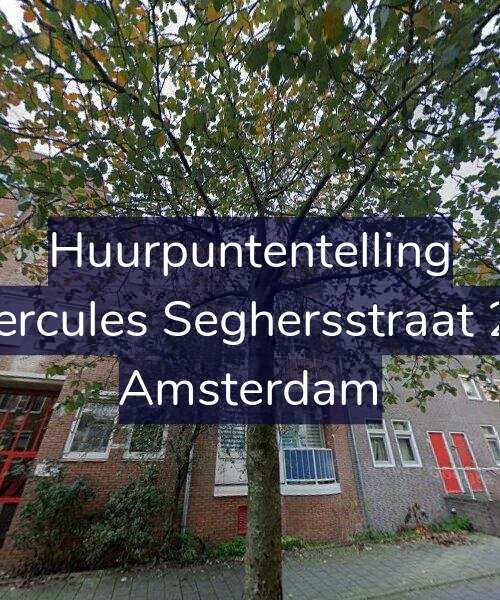 Foto gevel Huurpuntentelling voor Hercules Seghersstraat 28, Amsterdam