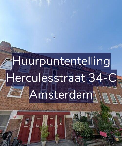 Foto gevel Huurpuntentelling voor Herculesstraat 34-C, Amsterdam