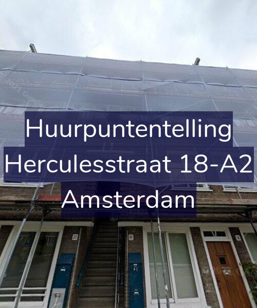 Foto gevel Huurpuntentelling voor Herculesstraat 18-A2, Amsterdam