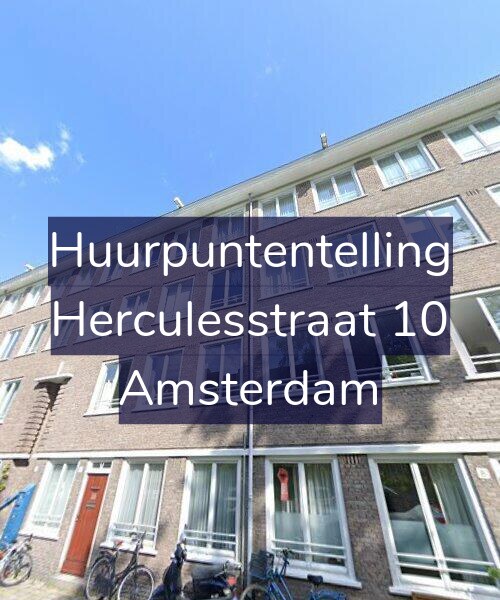 Foto gevel Huurpuntentelling voor Herculesstraat 10, Amsterdam