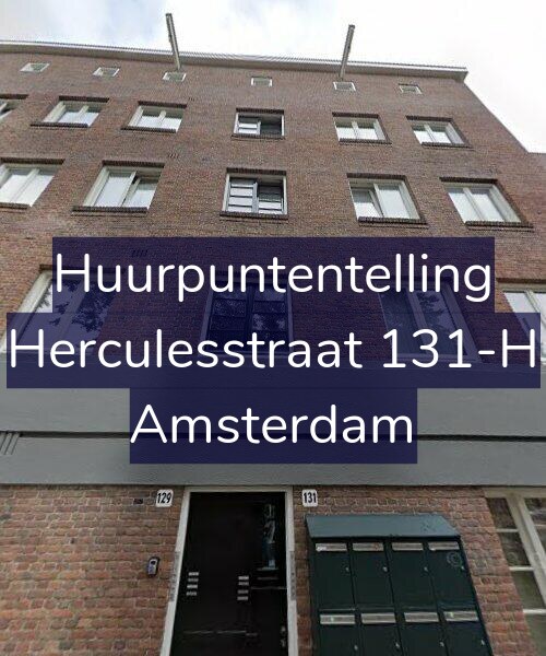 Foto gevel Huurpuntentelling voor Herculesstraat 131-H, Amsterdam