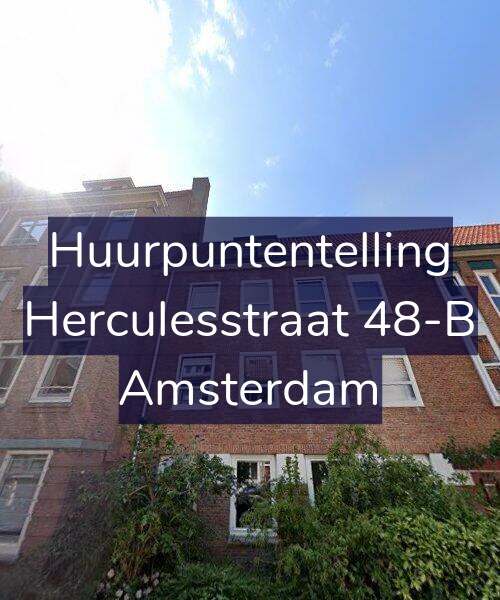 Foto gevel Huurpuntentelling voor Herculesstraat 48-B, Amsterdam
