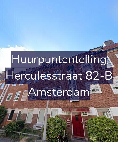 Foto gevel Huurpuntentelling voor Herculesstraat 82-B, Amsterdam