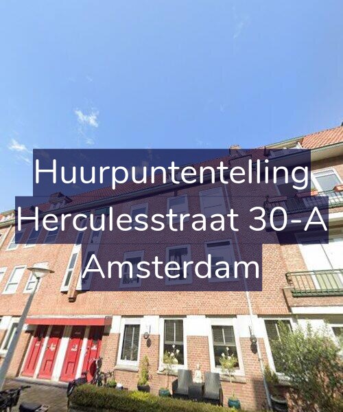 Foto gevel Huurpuntentelling voor Herculesstraat 30-A, Amsterdam