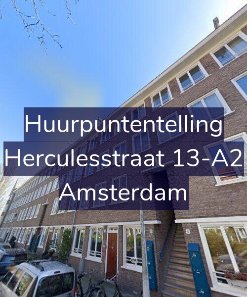 Foto gevel Huurpuntentelling voor Herculesstraat 13-A2, Amsterdam
