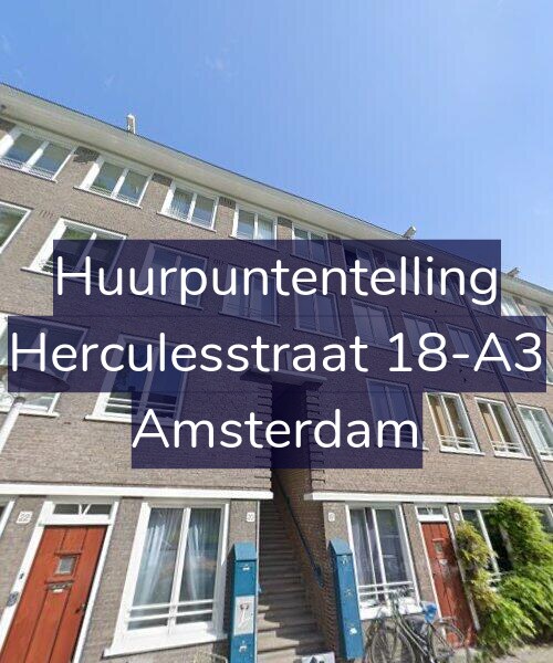 Foto gevel Huurpuntentelling voor Herculesstraat 18-A3, Amsterdam
