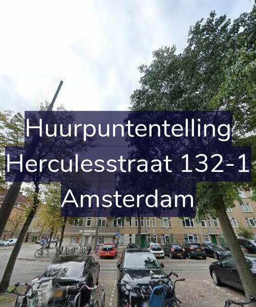 Foto gevel Huurpuntentelling voor Herculesstraat 132-1, Amsterdam
