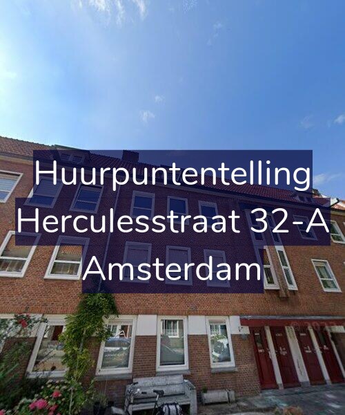 Foto gevel Huurpuntentelling voor Herculesstraat 32-A, Amsterdam