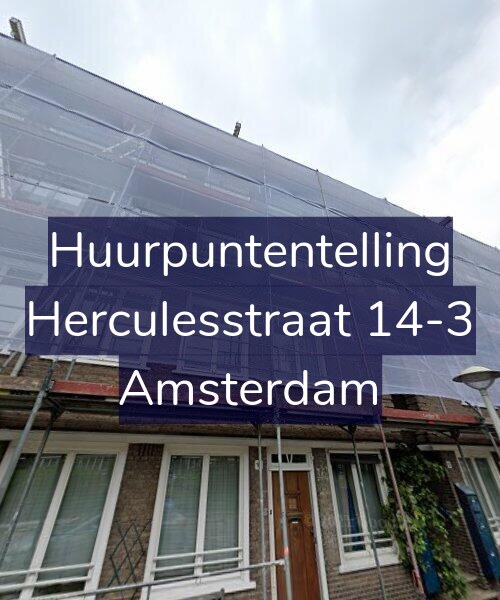 Foto gevel Huurpuntentelling voor Herculesstraat 14-3, Amsterdam