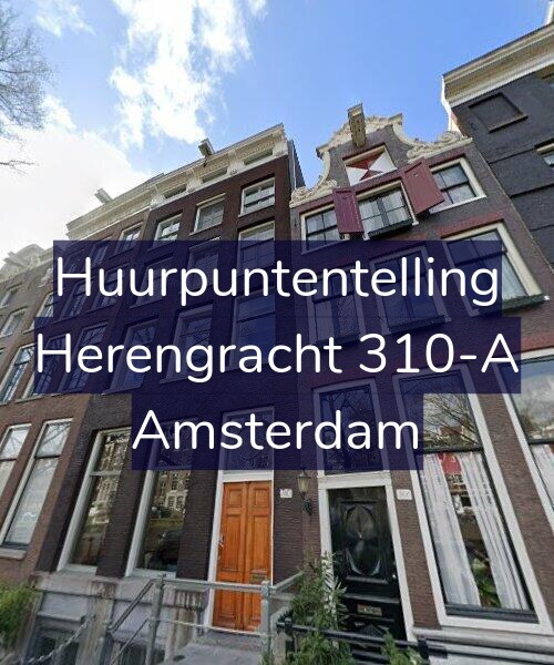 Foto gevel Huurpuntentelling voor Herengracht 310-A, Amsterdam