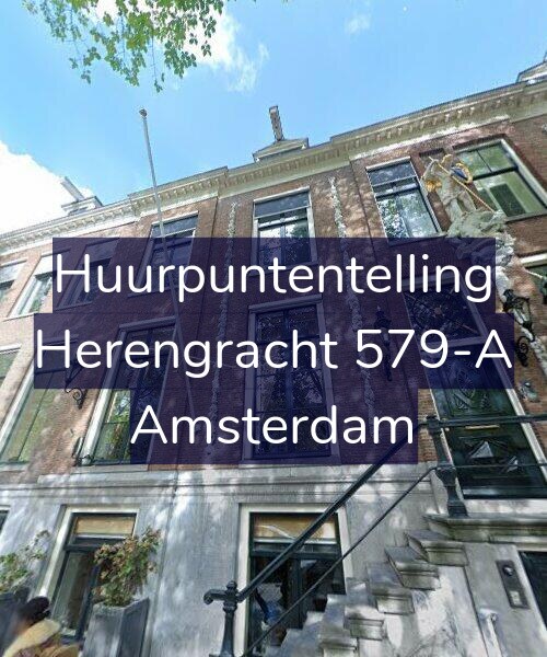 Foto gevel Huurpuntentelling voor Herengracht 579-A, Amsterdam