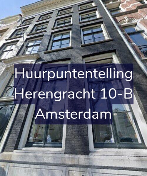 Foto gevel Huurpuntentelling voor Herengracht 10-B, Amsterdam