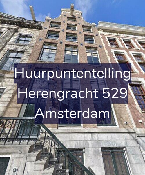 Foto gevel Huurpuntentelling voor Herengracht 529, Amsterdam
