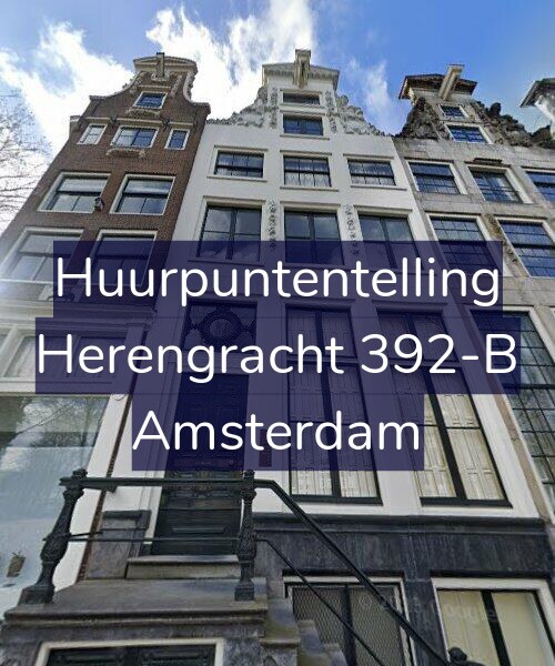 Foto gevel Huurpuntentelling voor Herengracht 392-B, Amsterdam