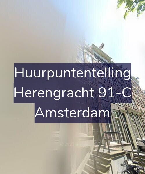 Foto gevel Huurpuntentelling voor Herengracht 91-C, Amsterdam