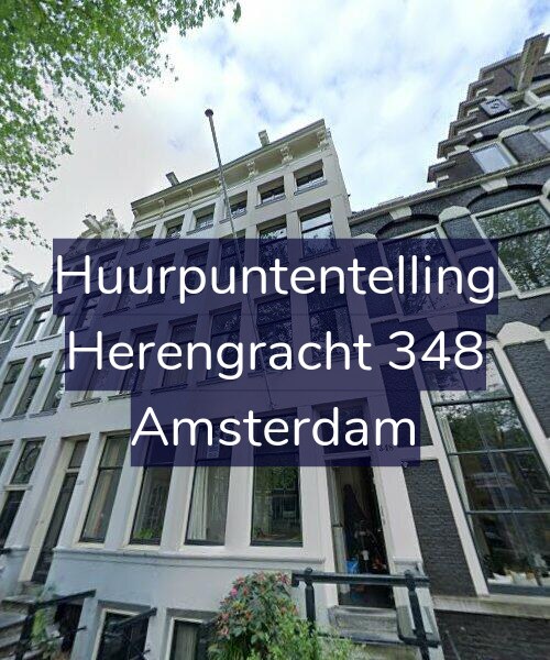 Foto gevel Huurpuntentelling voor Herengracht 348, Amsterdam