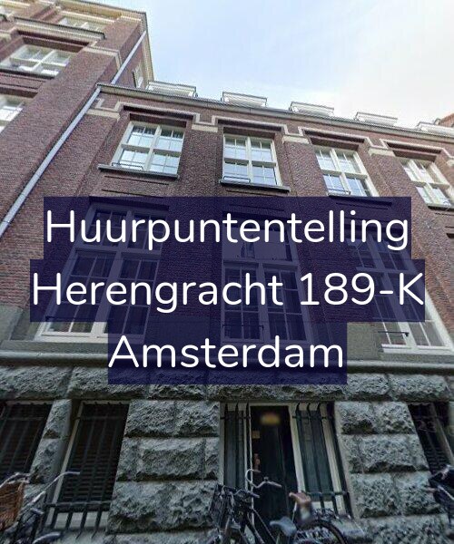 Foto gevel Huurpuntentelling voor Herengracht 189-K, Amsterdam
