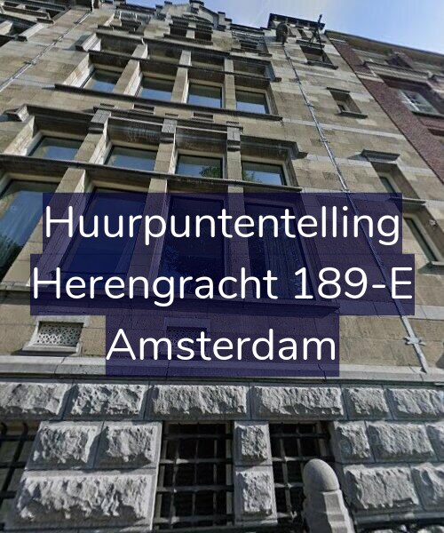 Foto gevel Huurpuntentelling voor Herengracht 189-E, Amsterdam