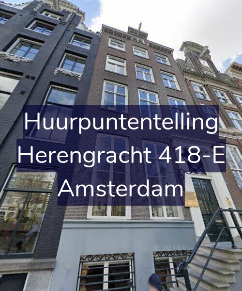 Foto gevel Huurpuntentelling voor Herengracht 418-E, Amsterdam