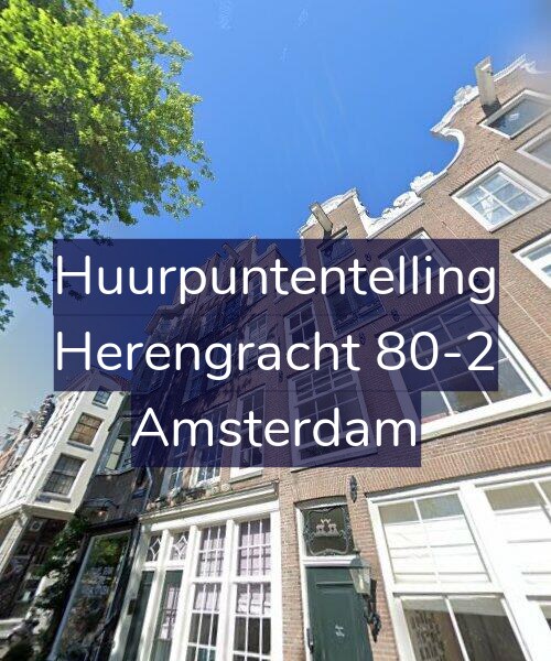 Foto gevel Huurpuntentelling voor Herengracht 80-2, Amsterdam