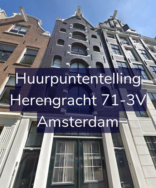Foto gevel Huurpuntentelling voor Herengracht 71-3V, Amsterdam