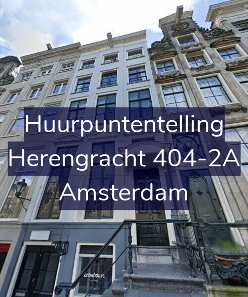 Foto gevel Huurpuntentelling voor Herengracht 404-2A, Amsterdam