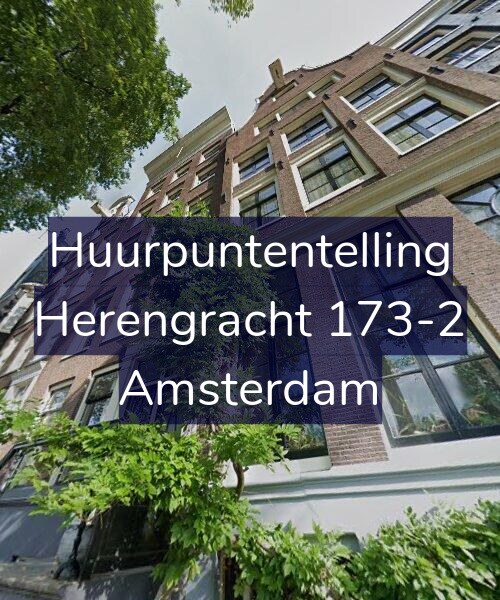 Foto gevel Huurpuntentelling voor Herengracht 173-2, Amsterdam
