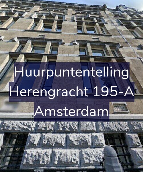 Foto gevel Huurpuntentelling voor Herengracht 195-A, Amsterdam