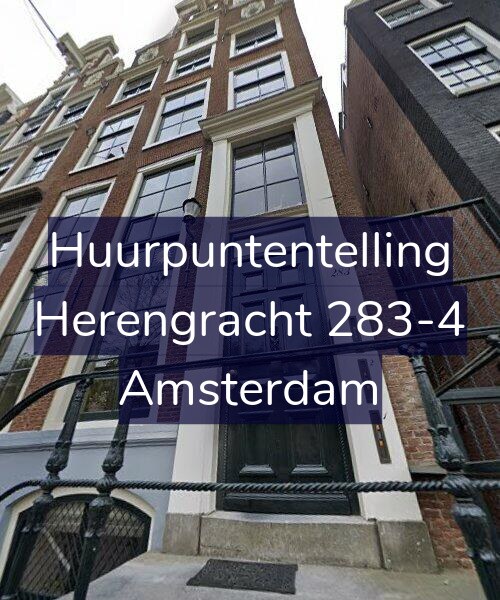 Foto gevel Huurpuntentelling voor Herengracht 283-4, Amsterdam