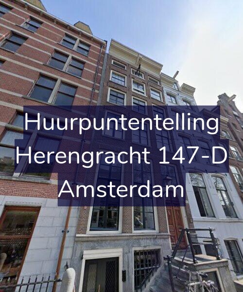 Foto gevel Huurpuntentelling voor Herengracht 147-D, Amsterdam