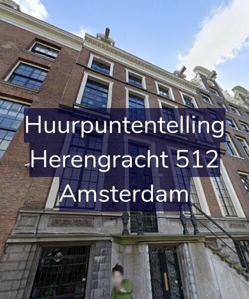 Foto gevel Huurpuntentelling voor Herengracht 512, Amsterdam