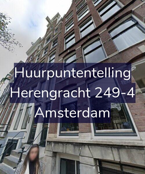 Foto gevel Huurpuntentelling voor Herengracht 249-4, Amsterdam