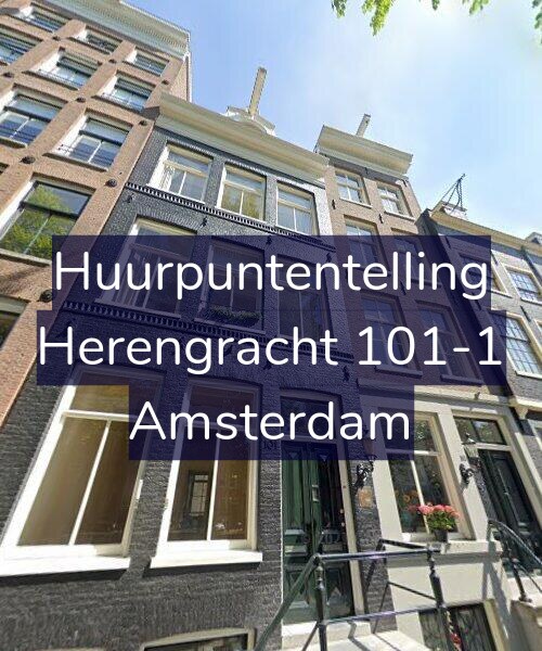 Foto gevel Huurpuntentelling voor Herengracht 101-1, Amsterdam