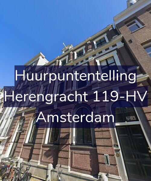 Foto gevel Huurpuntentelling voor Herengracht 119-HV, Amsterdam