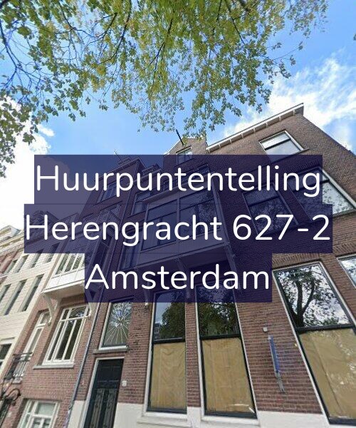 Foto gevel Huurpuntentelling voor Herengracht 627-2, Amsterdam