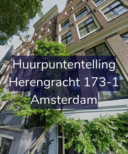 Foto gevel Huurpuntentelling voor Herengracht 173-1, Amsterdam