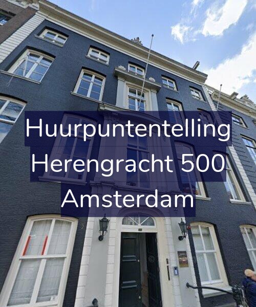 Foto gevel Huurpuntentelling voor Herengracht 500, Amsterdam