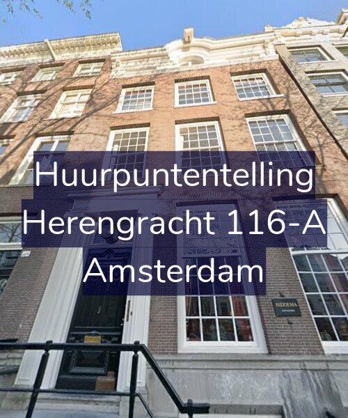 Foto gevel Huurpuntentelling voor Herengracht 116-A, Amsterdam