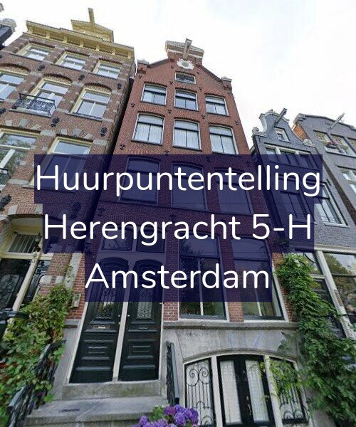 Foto gevel Huurpuntentelling voor Herengracht 5-H, Amsterdam