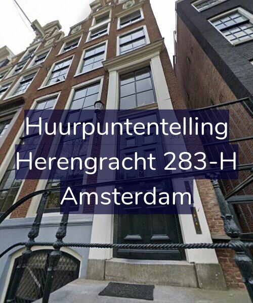 Foto gevel Huurpuntentelling voor Herengracht 283-H, Amsterdam