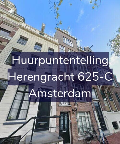 Foto gevel Huurpuntentelling voor Herengracht 625-C, Amsterdam
