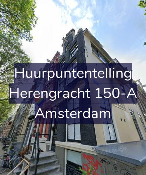 Foto gevel Huurpuntentelling voor Herengracht 150-A, Amsterdam