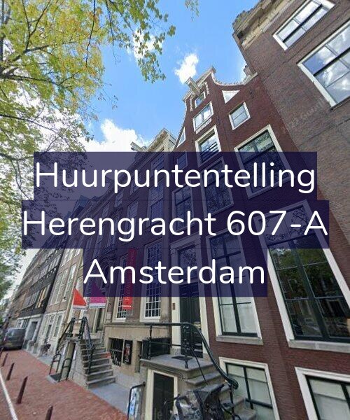 Foto gevel Huurpuntentelling voor Herengracht 607-A, Amsterdam