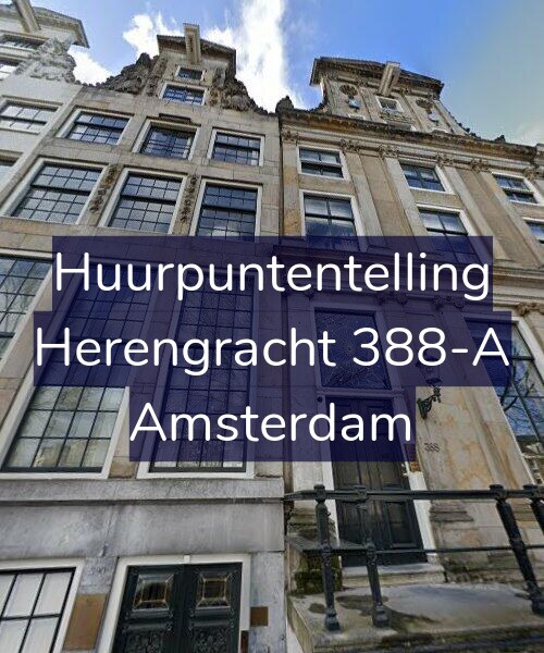 Foto gevel Huurpuntentelling voor Herengracht 388-A, Amsterdam