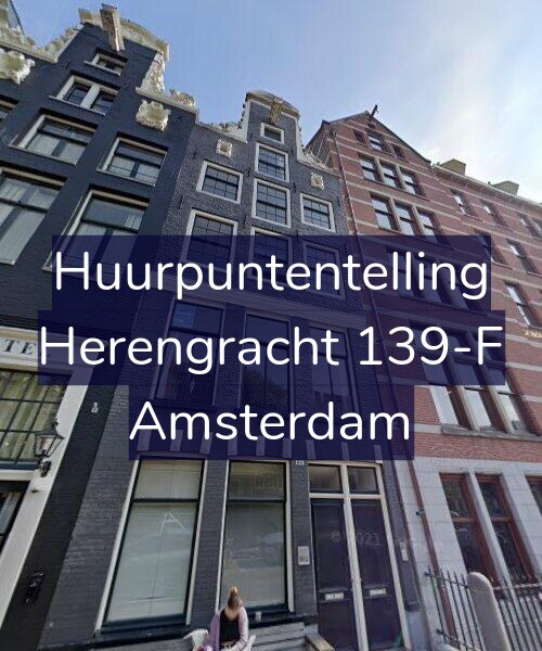 Foto gevel Huurpuntentelling voor Herengracht 139-F, Amsterdam