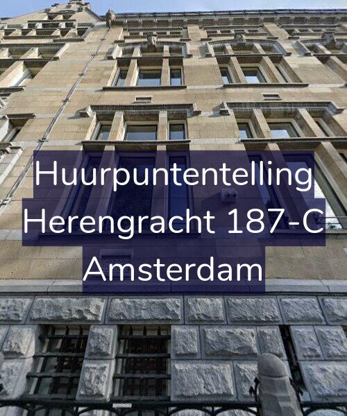 Foto gevel Huurpuntentelling voor Herengracht 187-C, Amsterdam